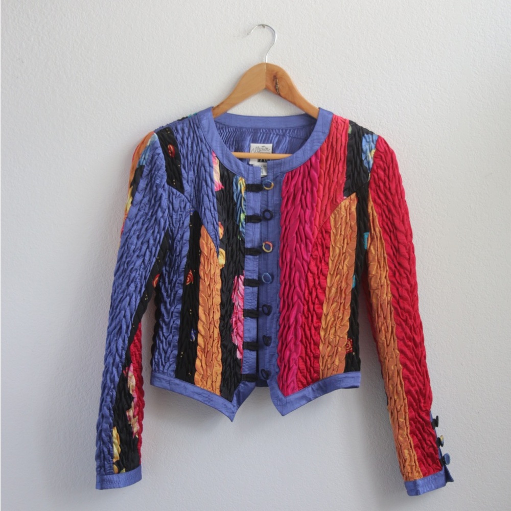 Vintage Jeanna Marc Colorful Women's Jacket